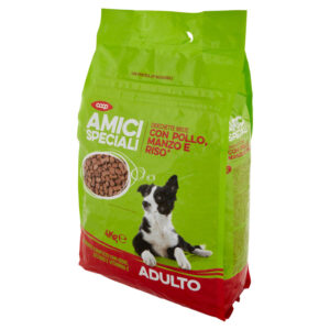 Amici Speciali Ξηρά τροφή για σκύλους με κοτόπουλο, μοσχάρι και ρύζι 4 kg